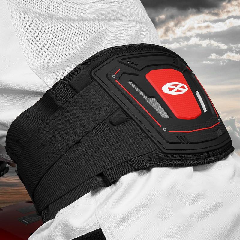 Riding Gear - 腰椎サポートベルト反射調節可能なギアバイクウエスト保護ギアランニングホームジムスキー運動乗馬サイクリング用