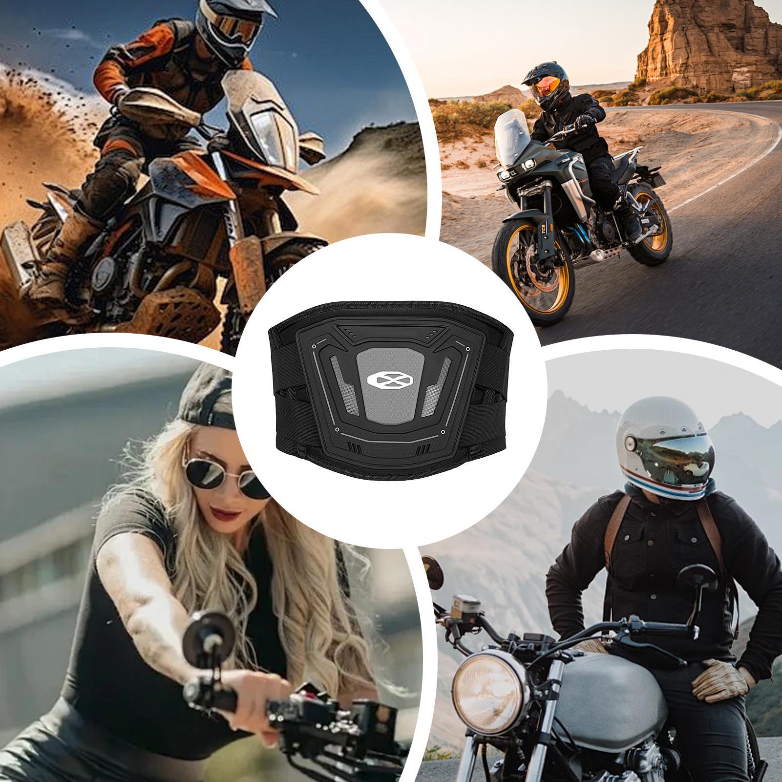 腰椎サポートベルト反射調節可能なギアバイクウエスト保護ギアラ - Riding Gear のレビューと価格