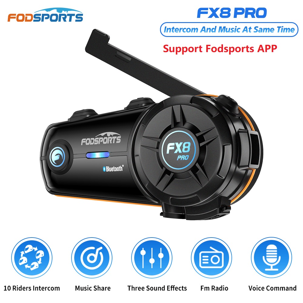 Fodsports FX8 ProオートバイのインカムBlu - Full Face Motorcycle Helmet With Bluetooth のレビューと価格
