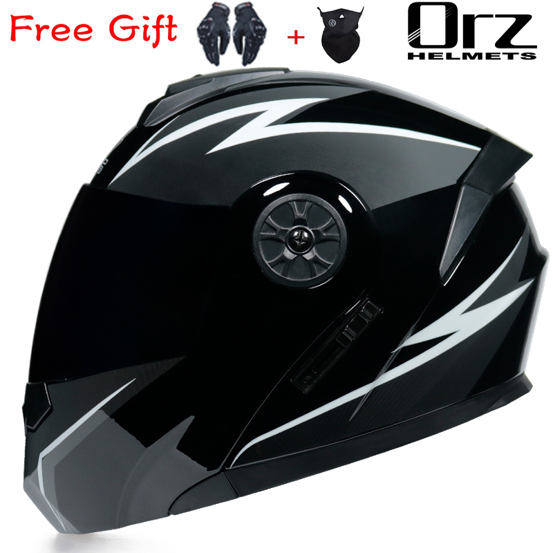ORZ-161 最新DOT規格適合安全モジュラーフリップアッ - Modular Flip Up Motorcycle Helmet Dot Approved のレビューと価格