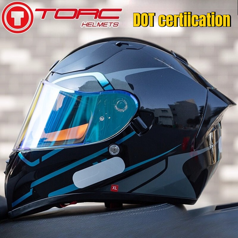 FOR TORC T18 オートバイヘルメット ダブルバイザ - Modular Flip Up Motorcycle Helmet Dot Approved のレビューと価格