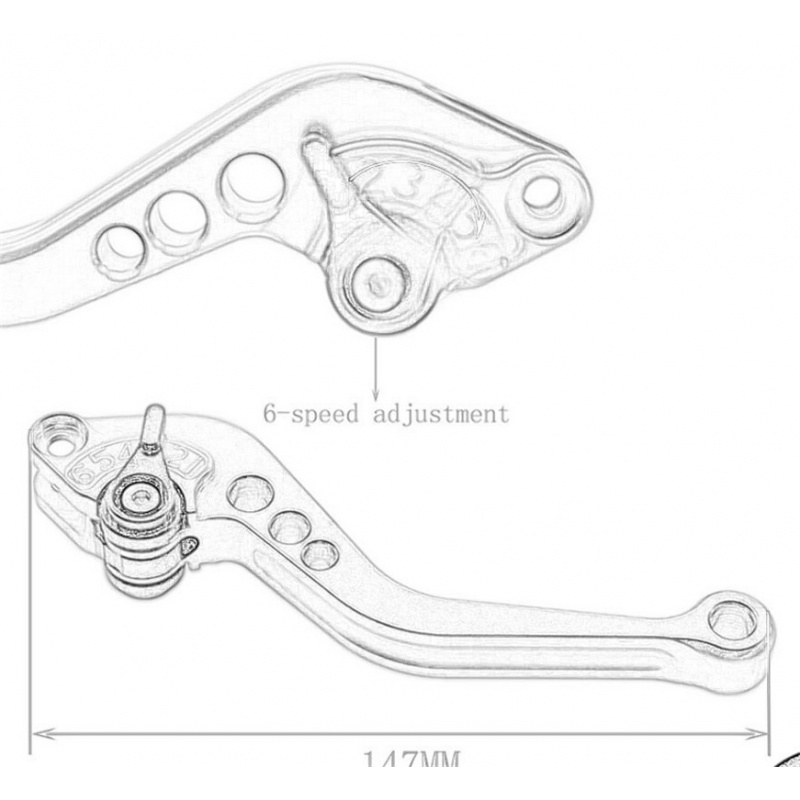 GROM MSX 125 MSX125 2014-2017  - Cnc Aluminum Adjustable Brake Clutch Levers のレビューと価格
