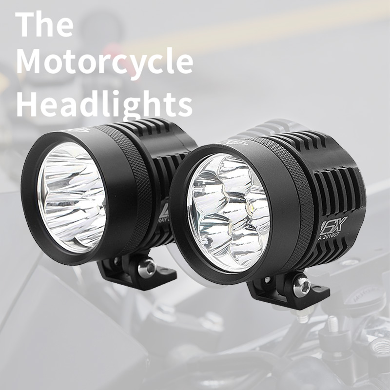 Ledモーターサイクル補助フォグランプ,取り付け,運転,ユニ - Universal Motorcycle Led Headlight Projector のレビューと価格